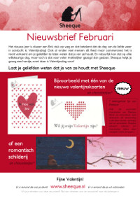 Sheeque nieuwsbrief februari 2017